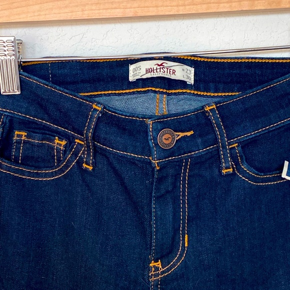 Hollister Women’s Jeans, Jr. size 00S/waist 23”Length 30”.  NWT Dark Wash - Picture 5 of 14